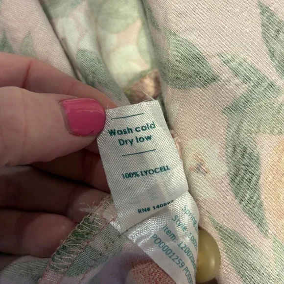 Marine Layer Women’s Camila Dress Oranges Print Size XS - Picture 7 of 7